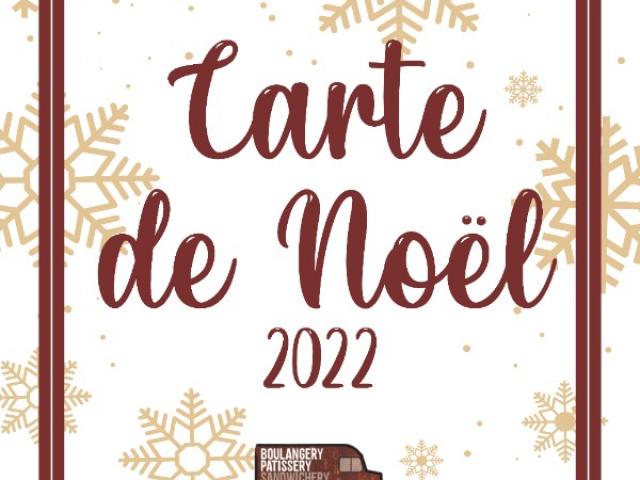 La Carte de Noël 2022 The Boulangery - Découvrez nos produits pour les fêtes